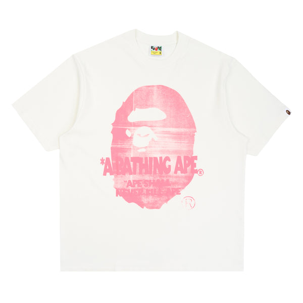 Spray Ape Head Relaxed Fit T-Shirt - Ivory