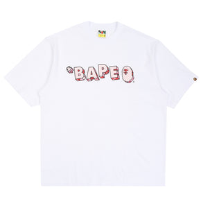 ABC Camo Logo Relaxed Fit T-Shirt - White