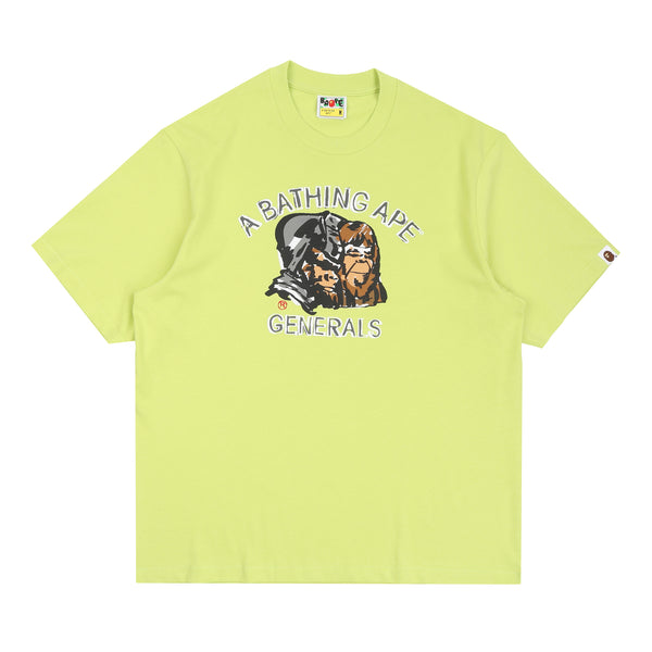 Ape General Drawn Relaxed Fit T-Shirt- Green