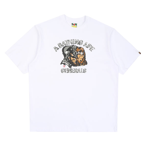 Ape General Drawn Relaxed Fit T-Shirt - White