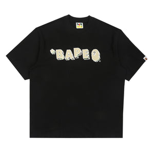 ABC Camo Logo Relaxed Fit T-Shirt - Black