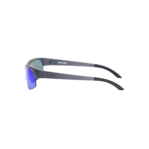 Hiro Sunglasses - Frost Black/Blue Mirror