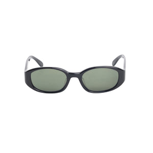 Roman Sunglasses - Black/Dark Green