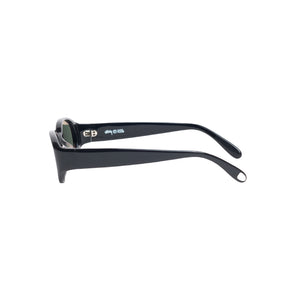 Roman Sunglasses - Black/Dark Green