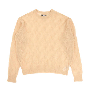 LOOSE KNIT CROSS CABLE