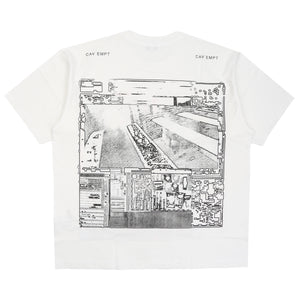 MD Crossed Wires Big T-Shirt - White