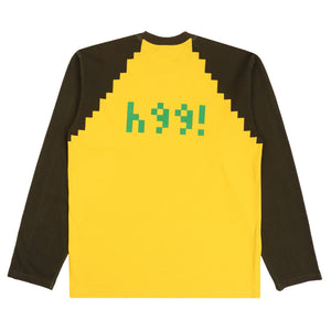 Pixel Raglan L/S - Yellow