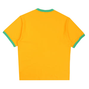 Aglio E Olio Ringer T-Shirt - Sunny Yellow