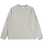 Half Panel Rib Crewneck - Khaki
