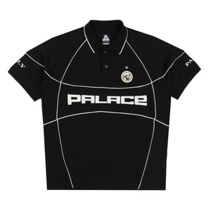 Pro Team Piped Polo - Black
