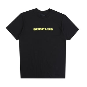 SURPLUS Logo SS T-Shirt- Black