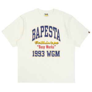 Bape Sta College Relaxed Fit T-Shirt - Ivory