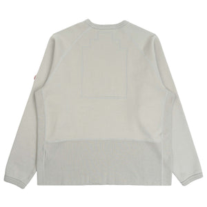 Half Panel Rib Crewneck - Khaki