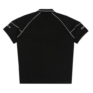Pro Team Piped Polo - Black