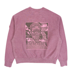 Overdye Paradigm Crewneck - Burgundy