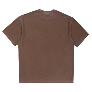 S/S Loose Pocket T-Shirt-Tobacco garment dyed