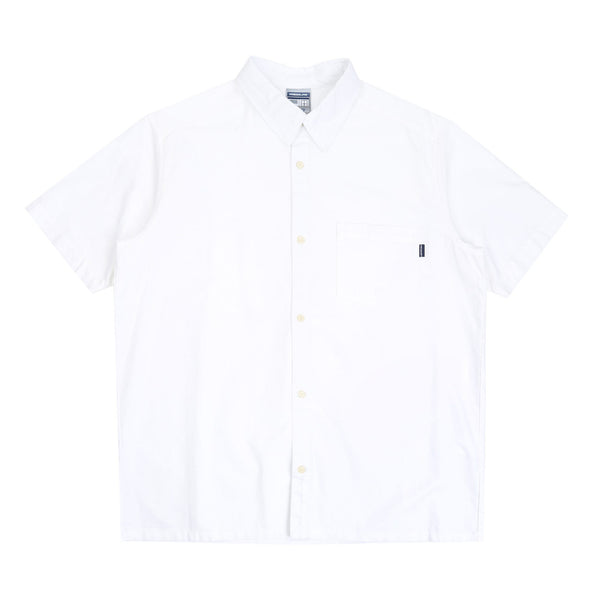 SS Button Up Shirt Fitted - White