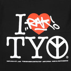 Irak Babylon Loves Tokyo T-Shirt - Black