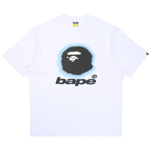 Spray Ape Head Relaxed T-Shirt - White