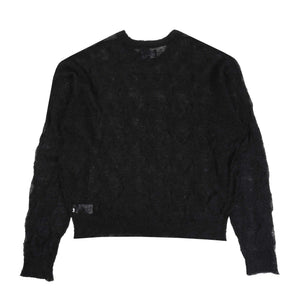 LOOSE KNIT CROSS CABLE