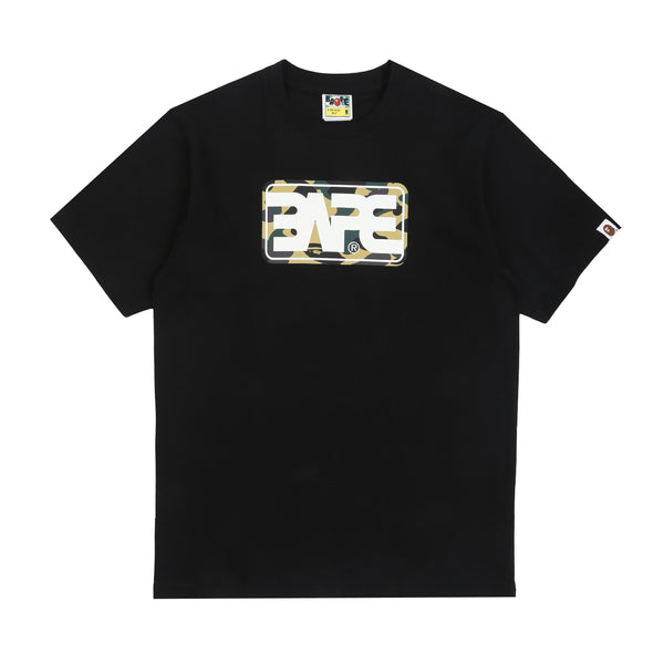1st Camo Bape Box Logo T-Shirt- Black
