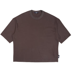 Cotton Jersey Brushed T-Shirt - Mocha