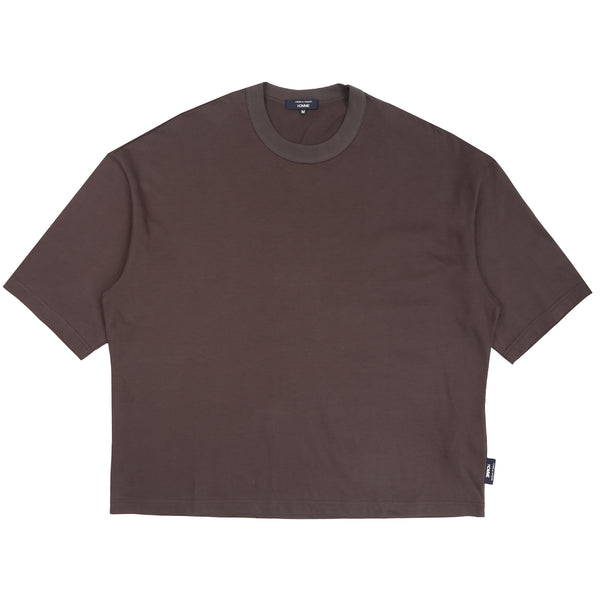 Cotton Jersey Brushed T-Shirt - Mocha