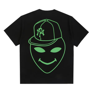 Alien Dude SS T-Shirt - Black