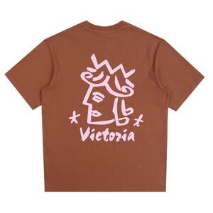 Sharpie QH S/S T-Shirt - Brown