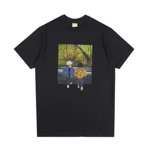 Stepping Out S/S T-Shirt  - Black