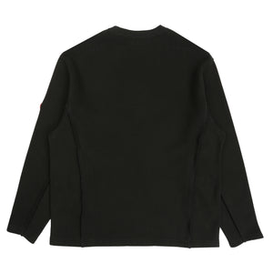 Side Seam DBL Knit LS - Black