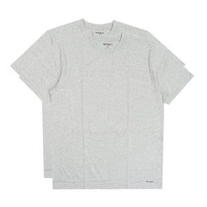 Standard Crew Neck T-Shirt - Grey Heather + Grey Heather