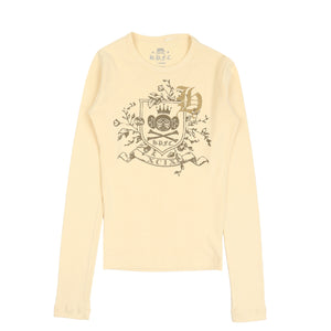 W REM Rugby L/S - Creme