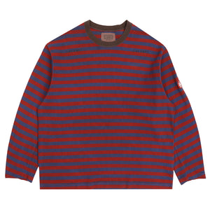 Overdye Stripe L/S - Brown