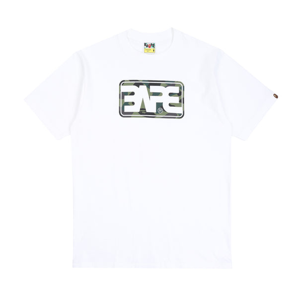1st Camo Bape Box Logo T-Shirt- White