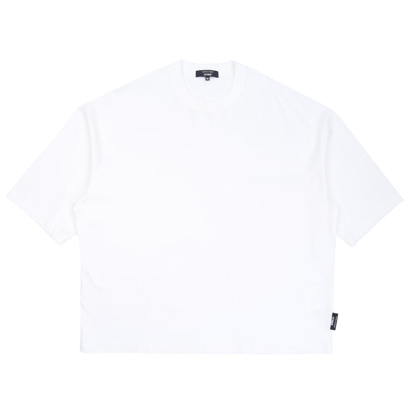 Cotton Jersey Brushed T-Shirt - White