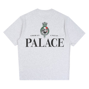 Heavy Crest T-Shirt - Grey Marl