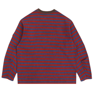 Overdye Stripe L/S - Brown