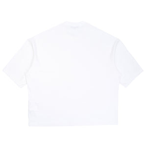 Cotton Jersey Brushed T-Shirt - White