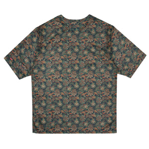 Paisley Mesh T-Shirt - Navy