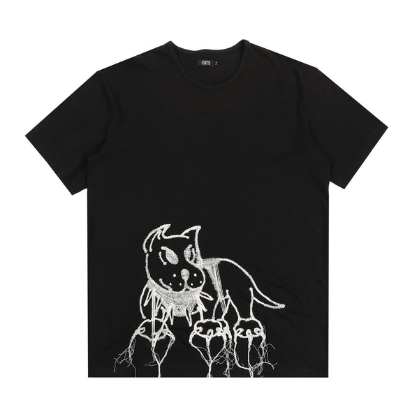 Guard Embroidered T-Shirt - Black