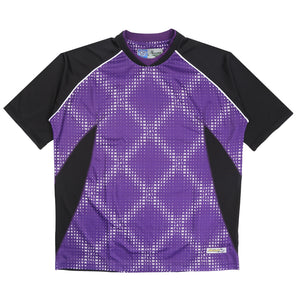Cross Plaid T-Shirt - Purple/Black