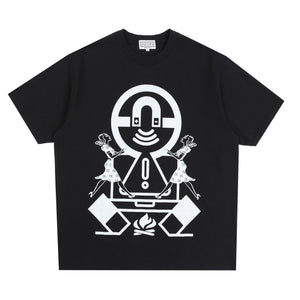 MD CmE T-Shirt - Black/White
