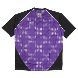 Cross Plaid T-Shirt - Purple/Black