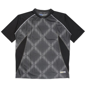 Cross Plaid T-Shirt - Black/Grey