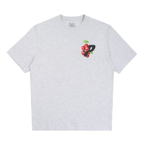 Cherry P T-Shirt Grey Marl