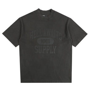 SUPPLY College SS T-Shirt - Vintage Black