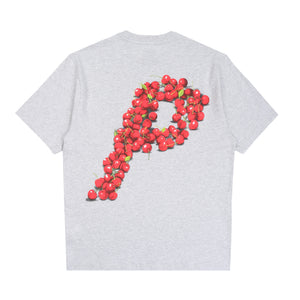 Cherry P T-Shirt Grey Marl