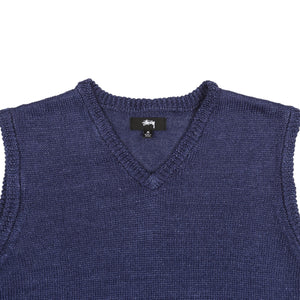 LOOSE KNIT LINEN VEST