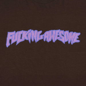 Stamp Logo T-Shirt - Brown